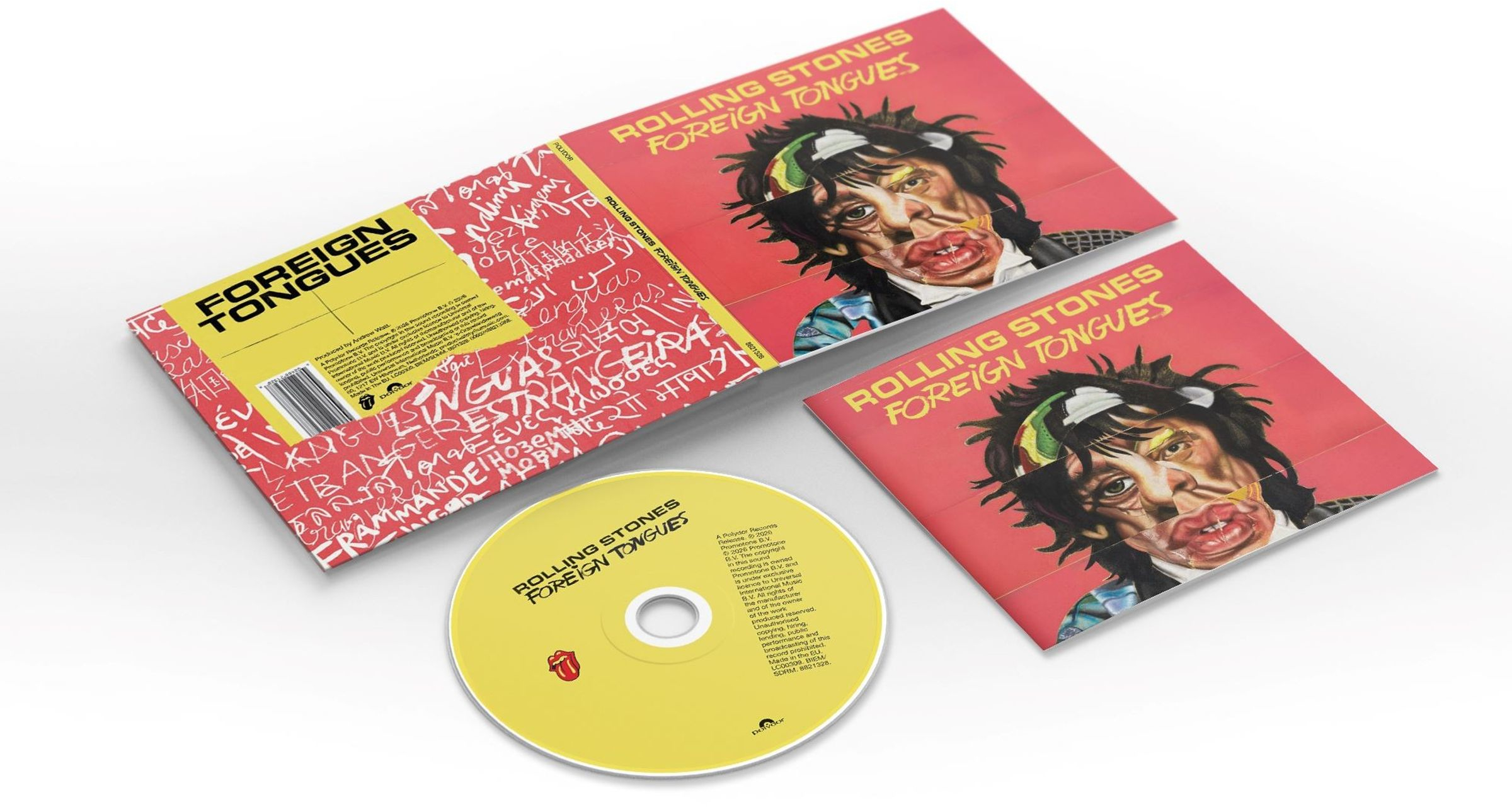 Rolling Stones 'Foreign Tongues' CD szett tokkal és lemezzel.