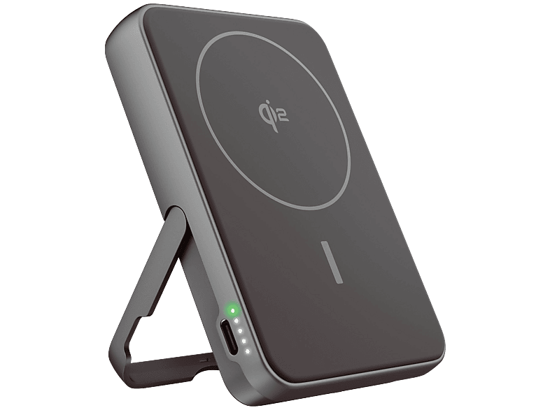 Fresh 'n Rebel Magnet Wireless Powerbank 10000 mAh Qi2 15W Storm Grey