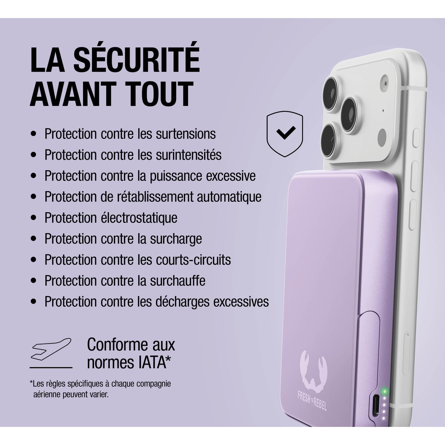 La sécurité avant tout : Protection contre surtensions, surintensités, ESD, courts-circuits.