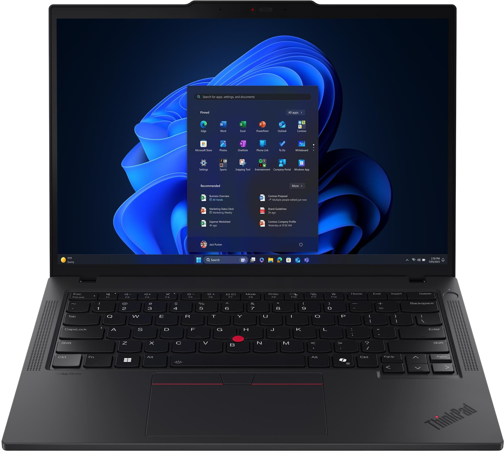 LENOVO ThinkPad T14 Gen 6 21QC003BHV Laptop (14" WUXGA/Core Ultra 5/16GB/512 GB SSD/Win11P)