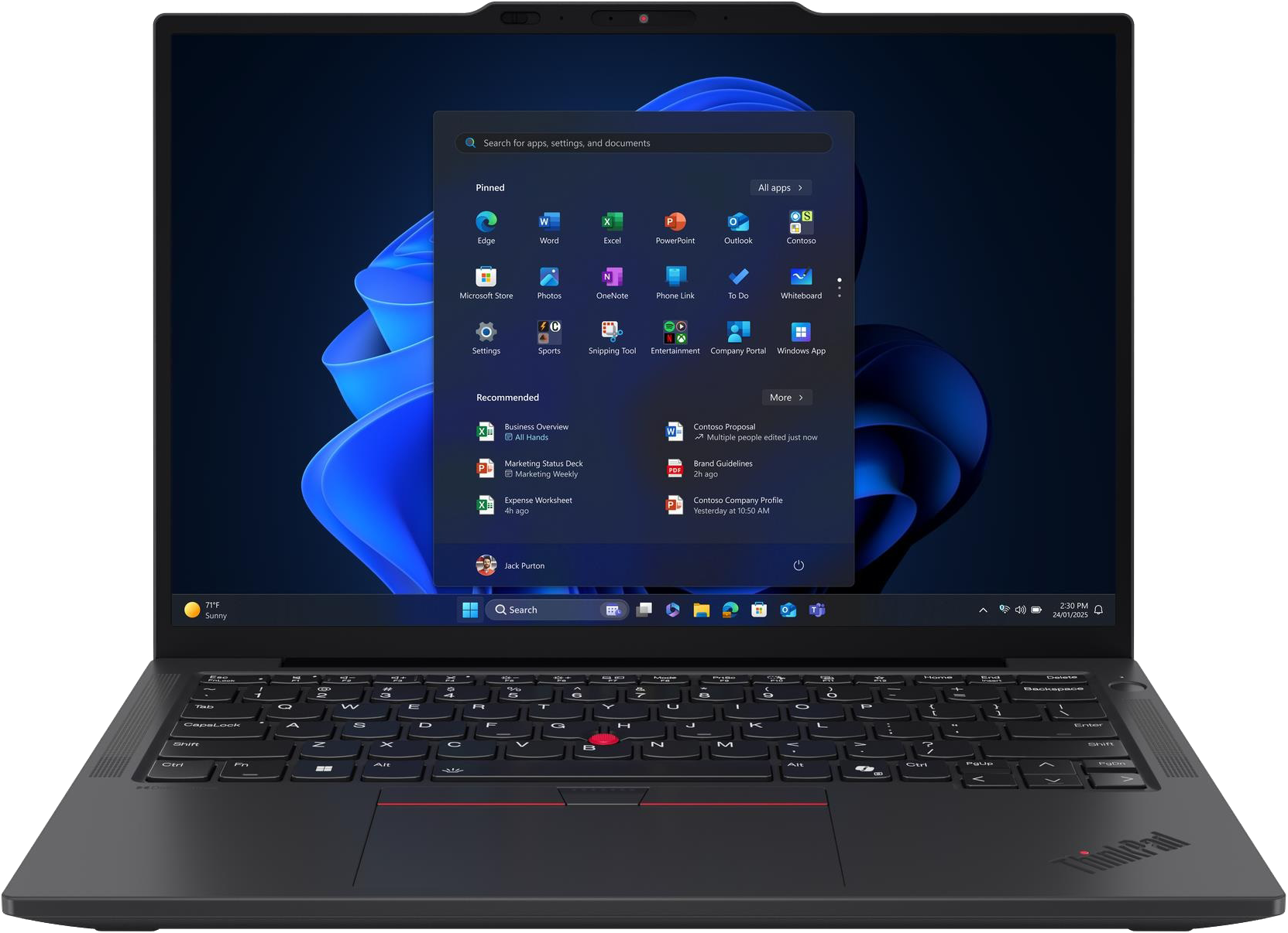 LENOVO ThinkPad X13 Gen 6 21RK0055HV Laptop (13,3" WUXGA/Core Ultra 7/32GB/512 GB SSD/Win11P)