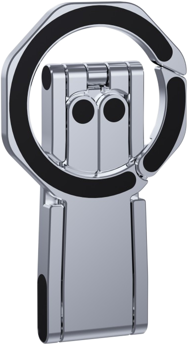 CELLECT Mágneses mini összecsukható alumínium tripod selfie stick, ezüst (CEL-TRIPOD-M69-SV)