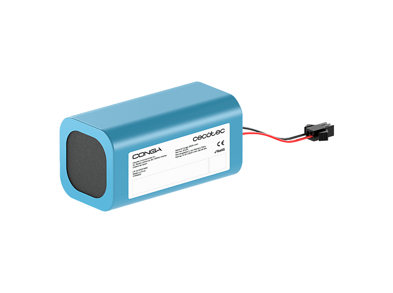 Accesorio aspirador - Cecotec Conga 2600 mAh, Batería para robots aspirador, 14.8 V, 38,48 Wh, Azul