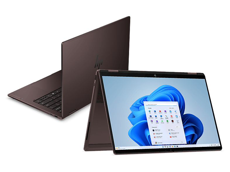 Laptop 2w1 HP OmniBook X Flip 14-kc0015nwx 3K OLED Dotykowy / AMD Ryzen™ AI 9 465 32 GB RAM 1 TB SSD Radeon™ 880M Windows 11 Home Brązowy