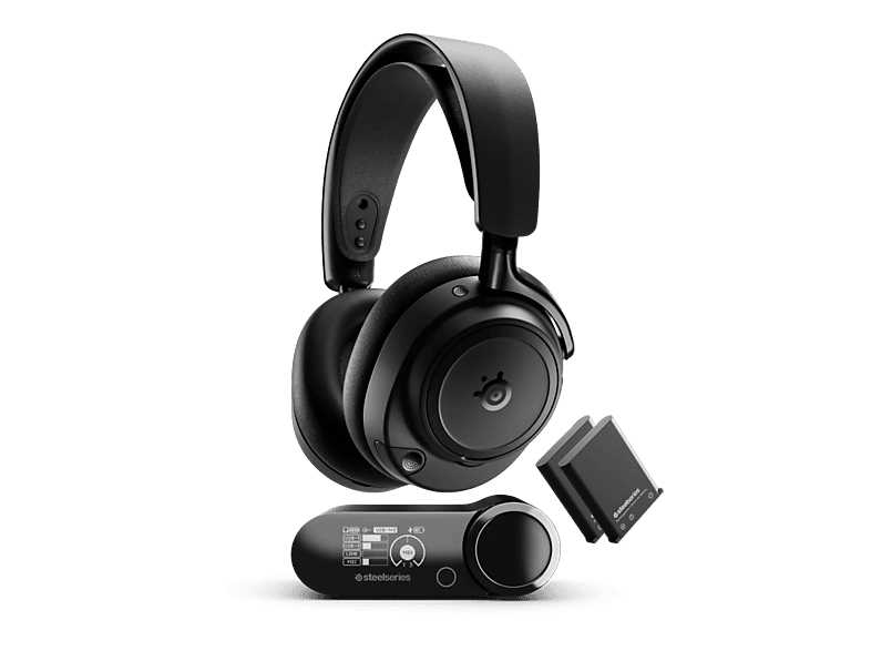 SteelSeries Arctis Nova Elite, 30 h, Diadema, Cancelación activa de ruido (ANC), Audio alta resolución, Obsidiana