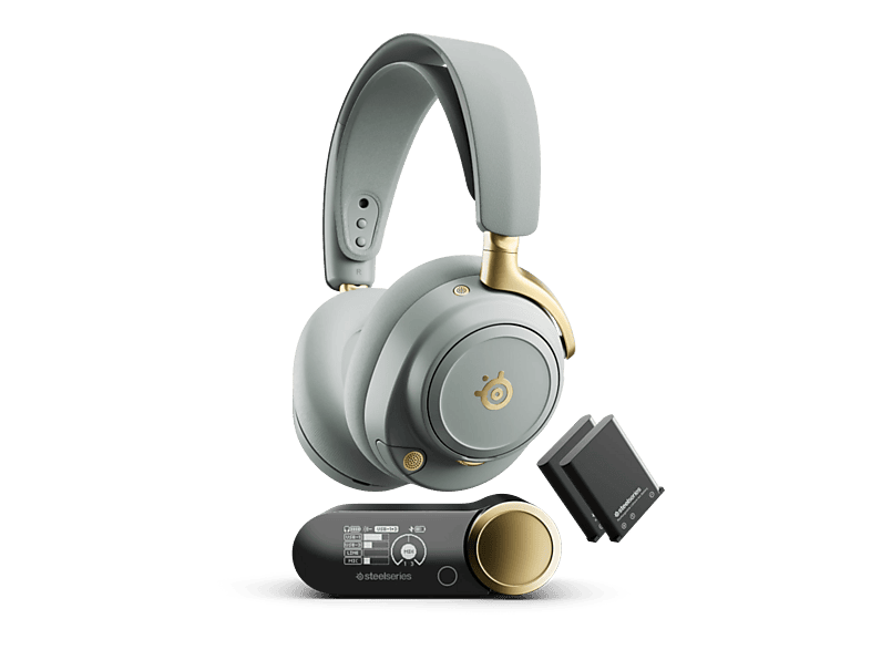 Auriculares gaming- SteelSeries Arctis Nova Elite, 30 h, Diadema, Cancelación activa de ruido (ANC)