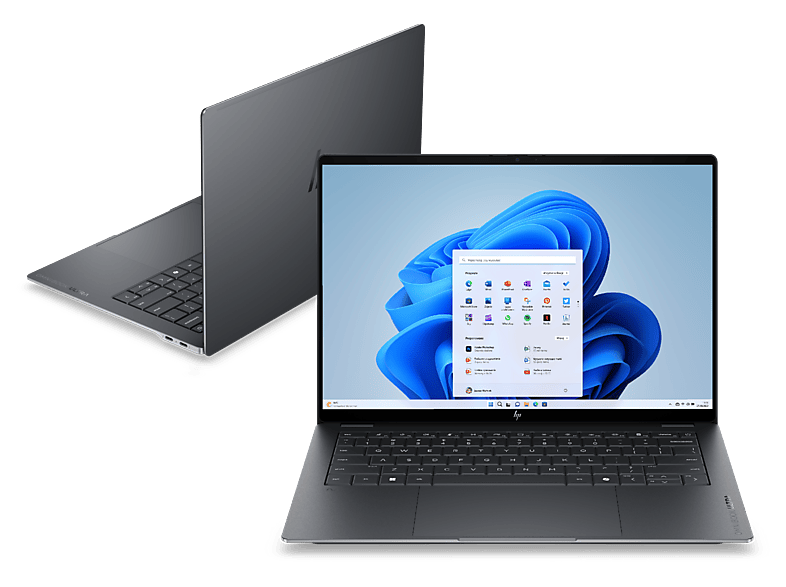 Laptop HP OmniBook Ultra 14-kd0002nwx 3K OLED Dotykowy / Intel® Core™ 9 386H 32 GB RAM 1 TB SSD Onboard Graphics Windows 11 Home Szary