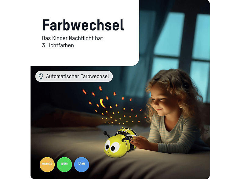 Ansmann Sternenlicht Biene Mia; Nachtlicht — Foto 2 von 5