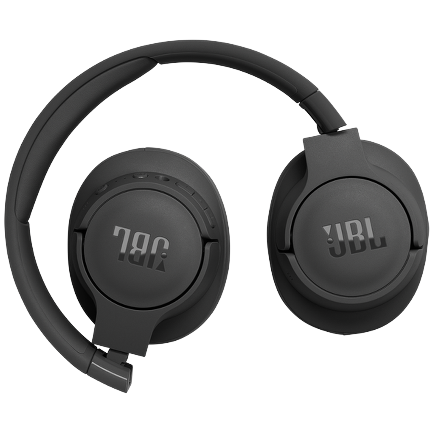Zwarte JBL koptelefoon met over-ear oorschelpen en verstelbare hoofdband.