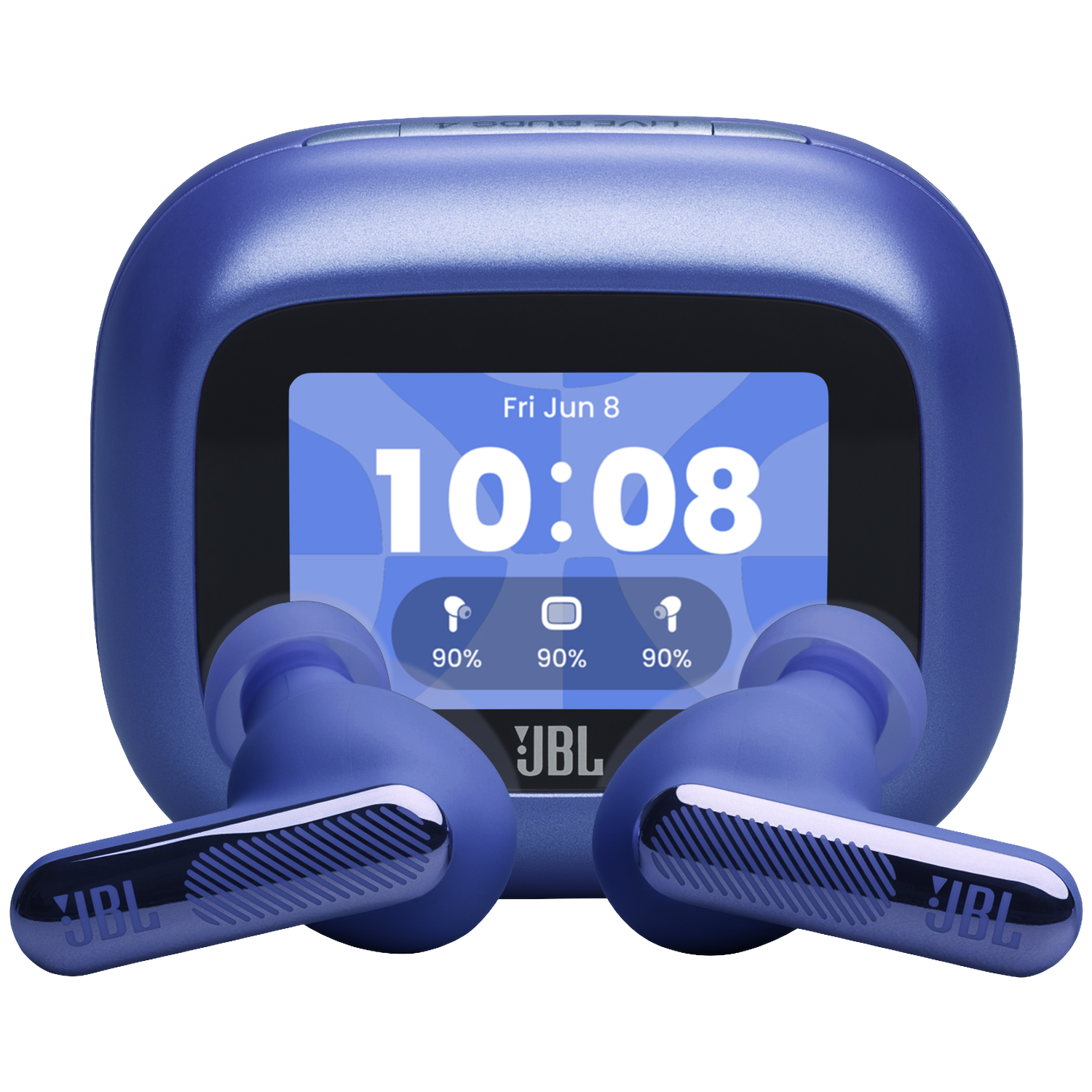 JBL Live Beam 4 Draadloze Oordopjes Met Noise Cancelling En Smart Case (2026) Blauw