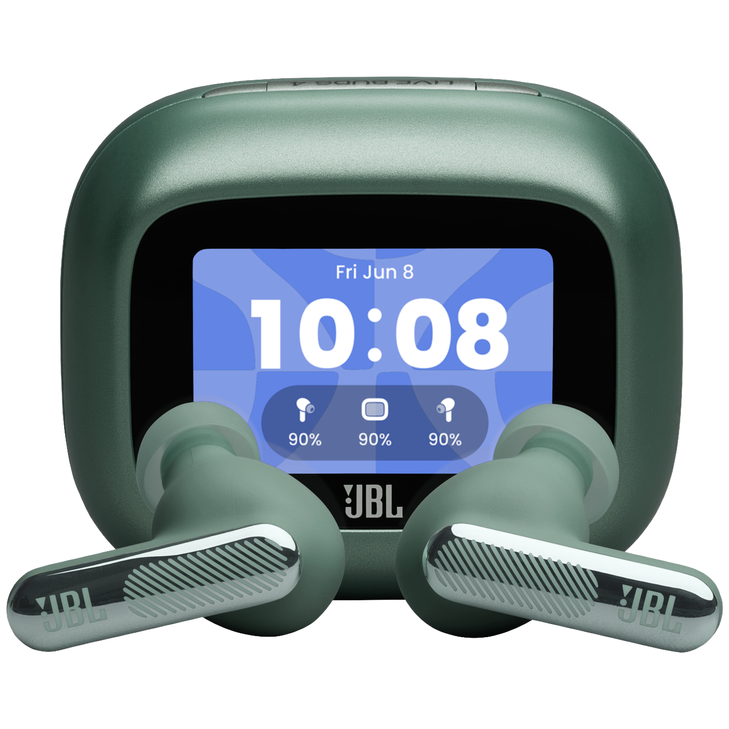 JBL Live Beam 4 Draadloze Oordopjes Met Noise Cancelling En Smart Case (2026) Groen