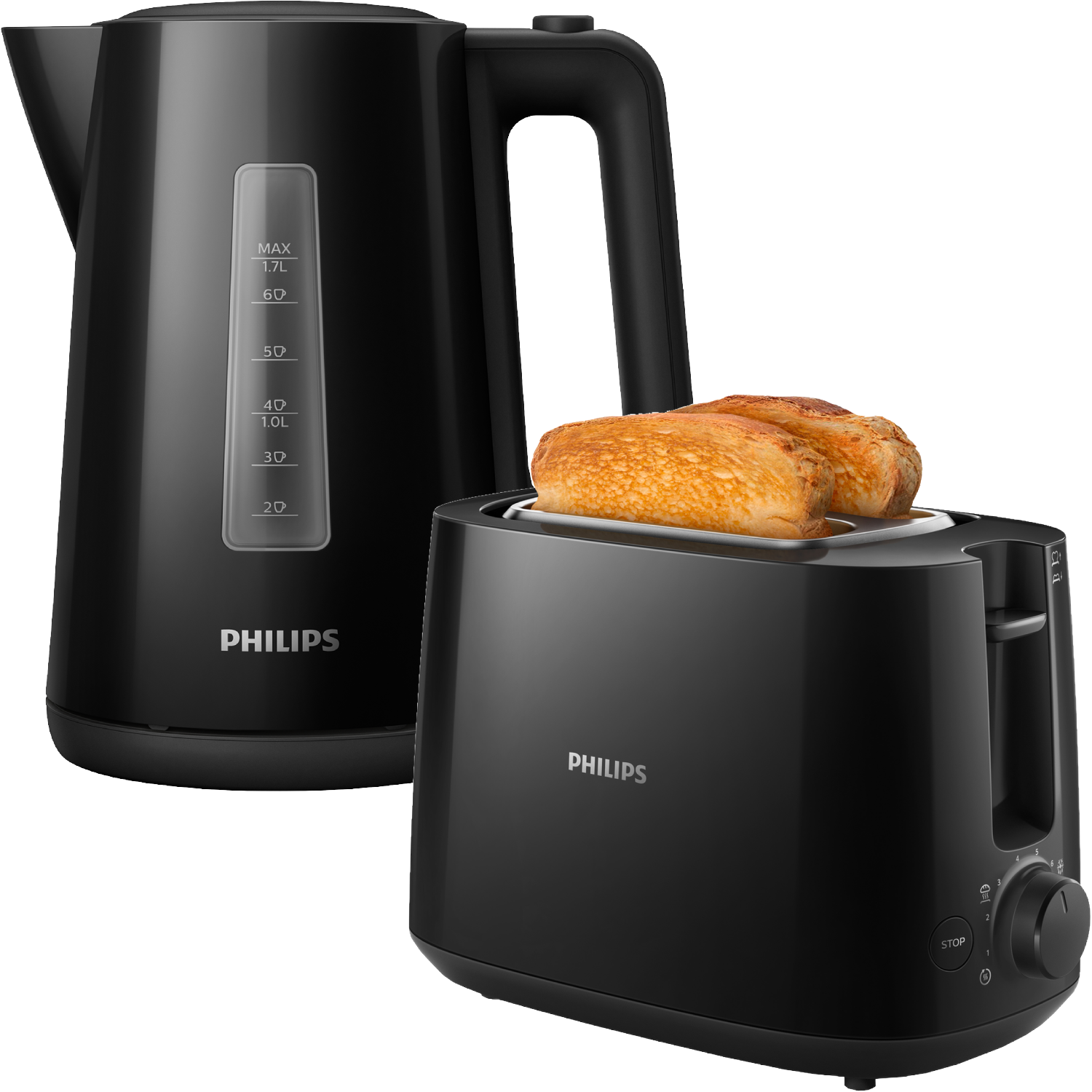 Philips Hd9318/20 Waterkoker + Broodrooster Keuken Bundel