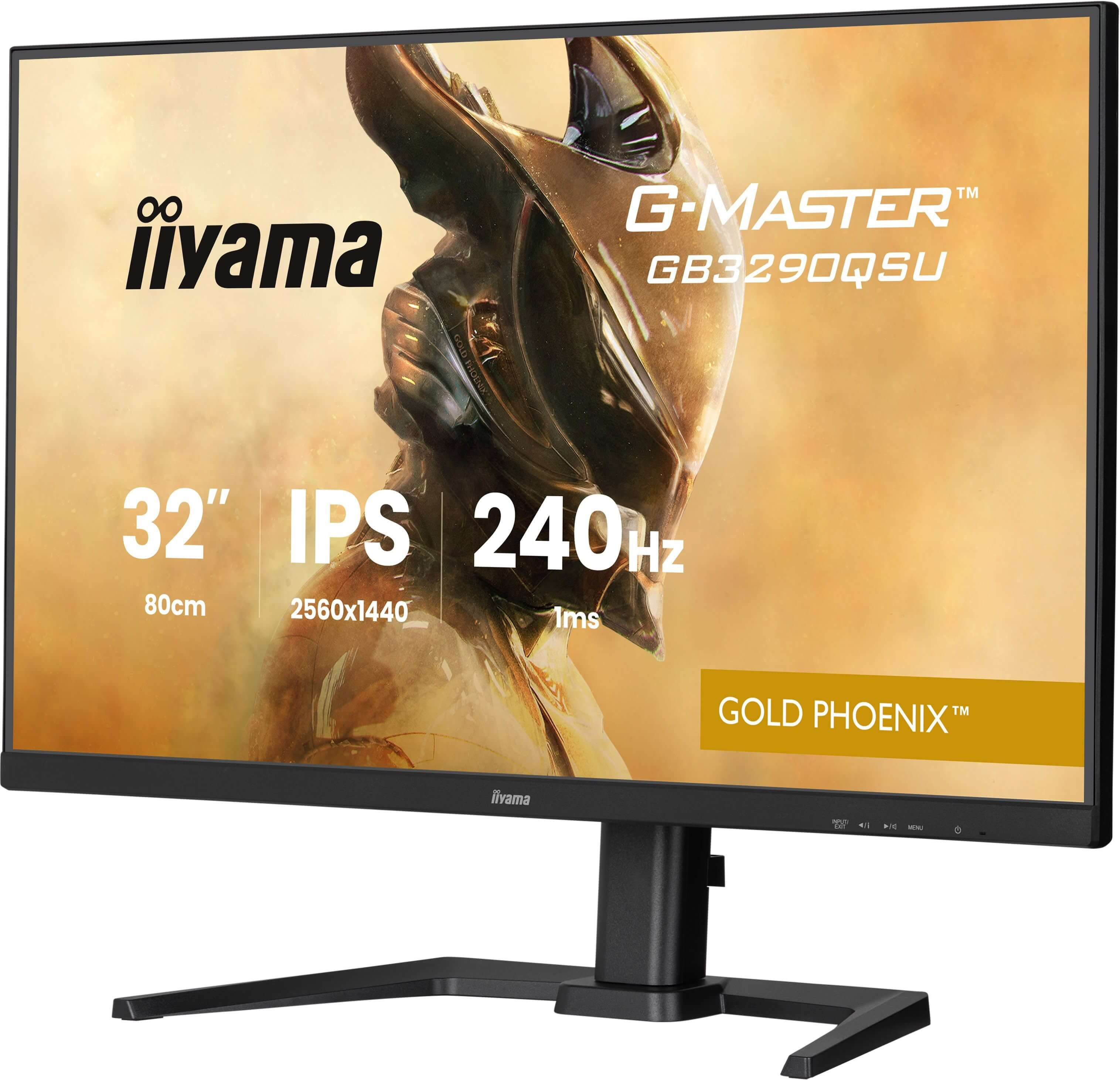 Monitor Iiyama G-Master z designem Gold Phoenix, 32 cale, 240Hz, 1ms.