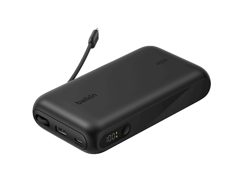 Belkin BoostCharge 20 000 mAh 45W Batterie externe avec câbles intégrés