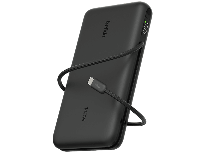 Belkin BoostCharge 25.000 mAh 140W Powerbank met geïntegreerde kabel en display