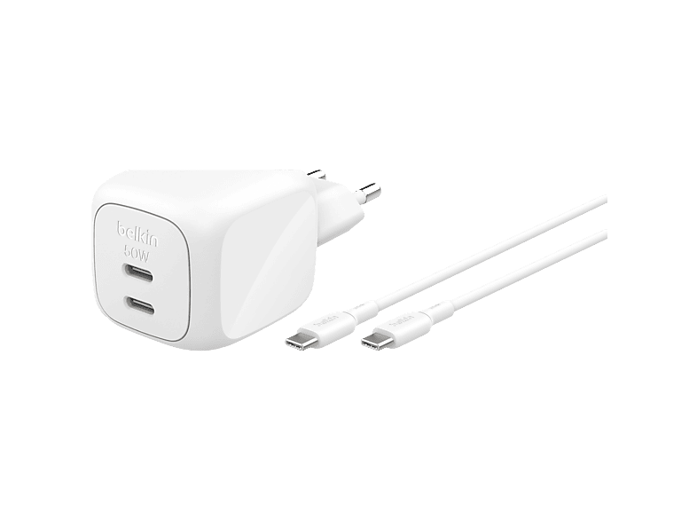 Belkin BoostCharge Pro Chargeur Rapide 50W Double USB-C