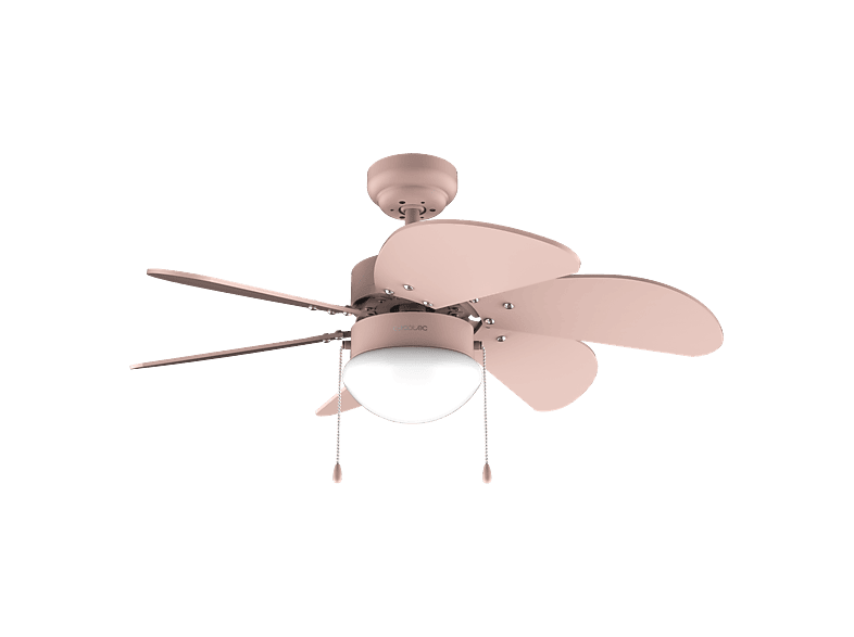 Ventilador de techo - Cecotec EnergySilence Aero 3600 Vision Full Pink, 50 W, Motor cobre, 3 velocidades, 6 aspas y modo invierno/verano, Rosa