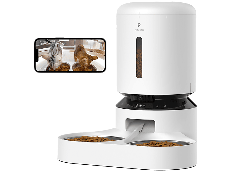 Petlibro Granary Camera Dual Food Tray Blanc