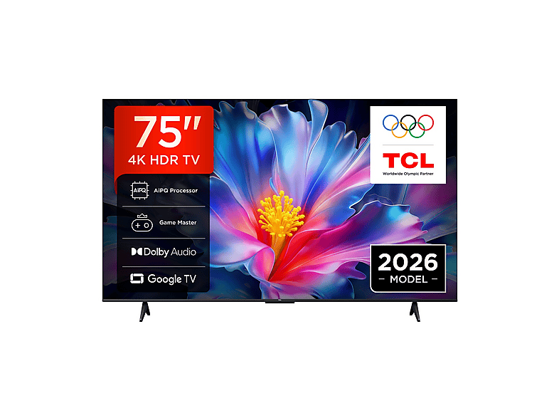 TCL 75P6L TV LED, SMART TV, 75 '', Processore AiPQ, Classe E