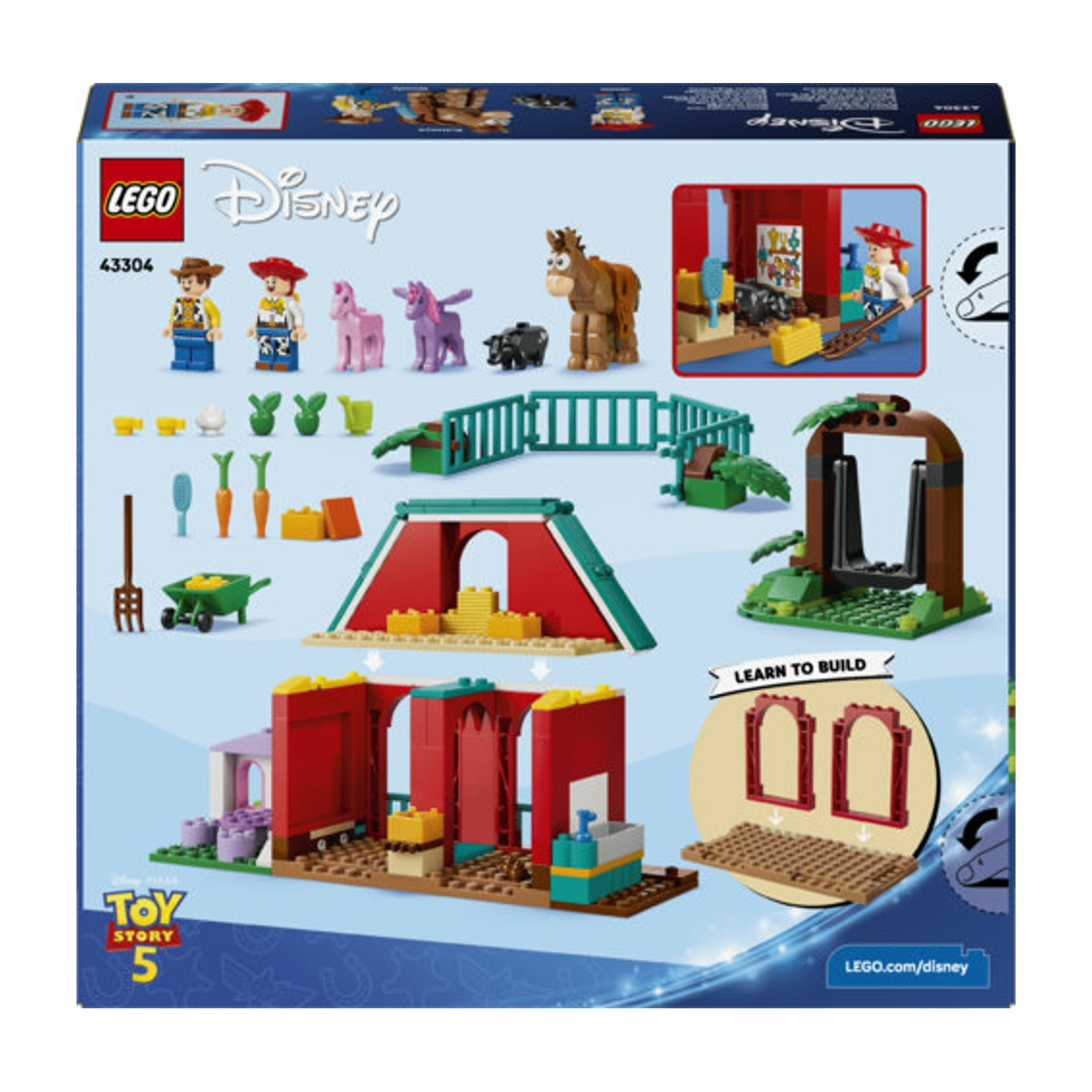 Set LEGO Disney Toy Story con figure, animali e strutture.