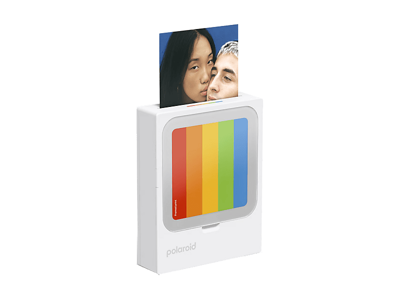 Impresora fotográfica - Polaroid Hi-Print 3x3 + 6 cartucho 10 hojas, Transferencia térmica por difusión de colorante, Vel. impresión 50s, Blanco