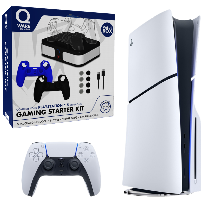 Sony PlayStation 5 Slim Console Disc Edition 1TB met Starter Kit