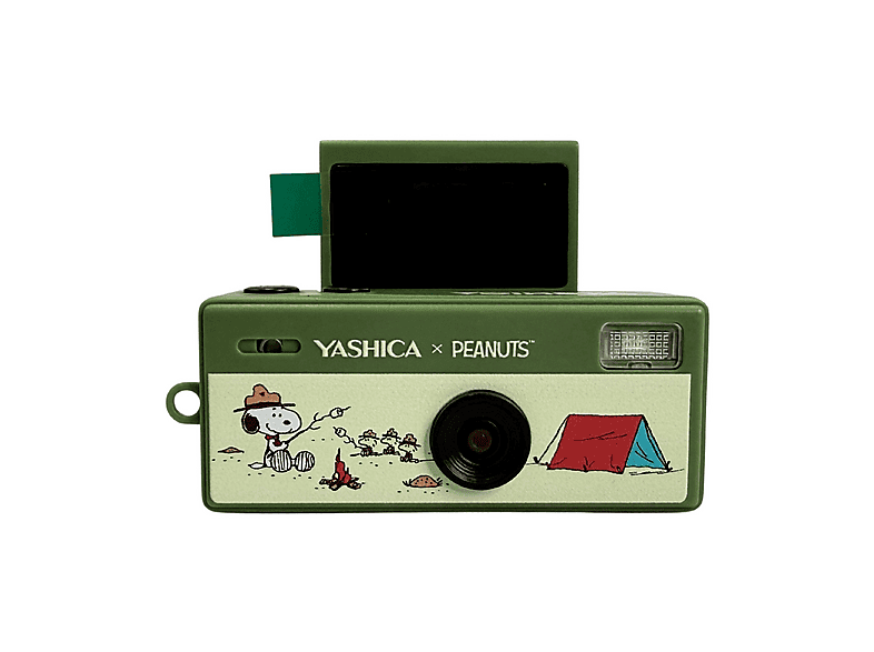 FOTOCAMERA DIGITALE YASHICA Funtastic, 1,6 megapixel, Peanuts Green