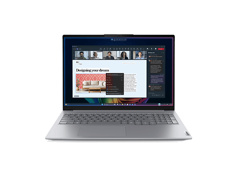 Portátil - Lenovo ThinkBook 16 G9 IPL Profesional Copilot+ PC, 16" WUXGA, Intel® Core™ Ultra 5 325, 47 TOPS, 32GB RAM, 512GB SSD, Windows 11 Pro