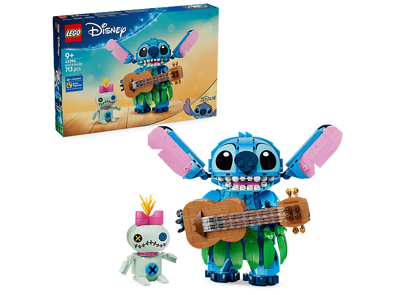 Lego Disney 43296 Stitch & Scrump Bouwstenen Multicolor