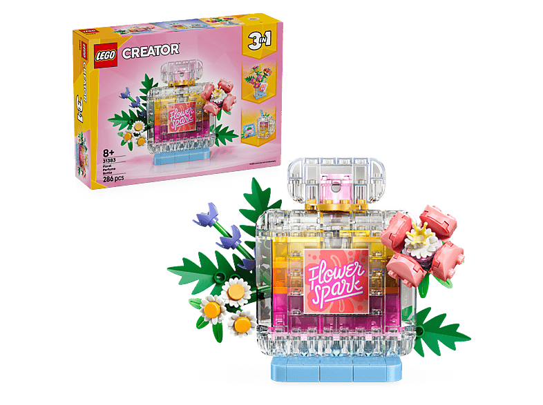 Lego Creator 3in1 31383 Floral Decor Perfume Bottle Bouwstenen Multicolor