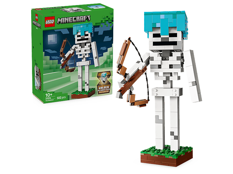 Lego Minecraft 21594 The Skeleton Bouwstenen Multicolor