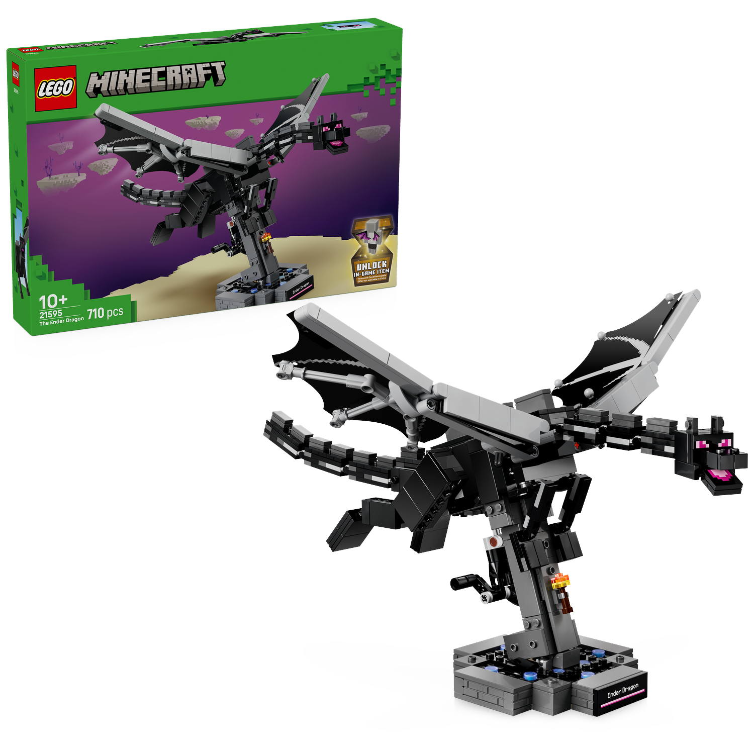 Lego Minecraft 21595 The Ender Dragon Bouwstenen Multicolor