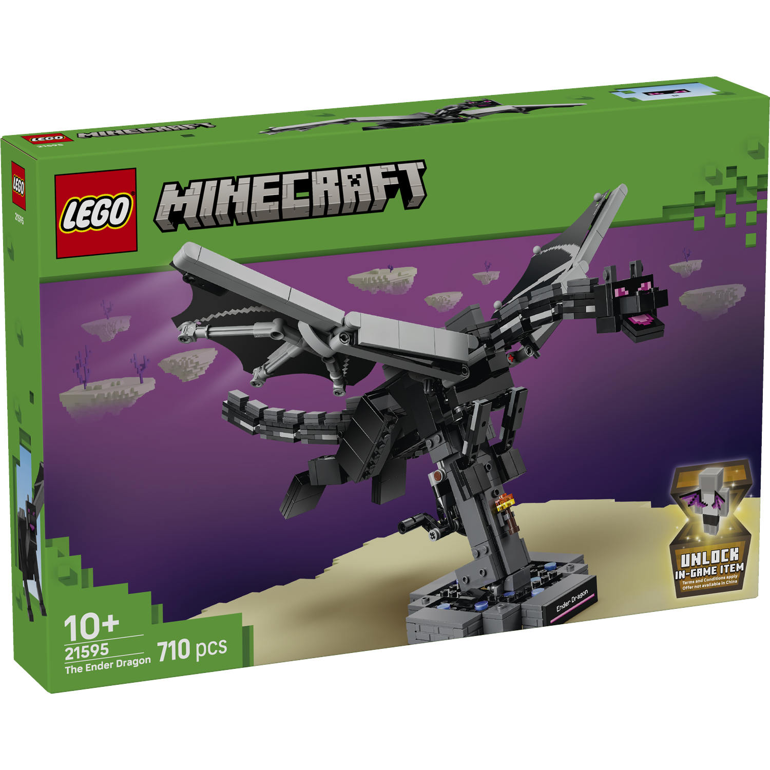 LEGO Minecraft Ender Dragon set, 710 onderdelen, 10+