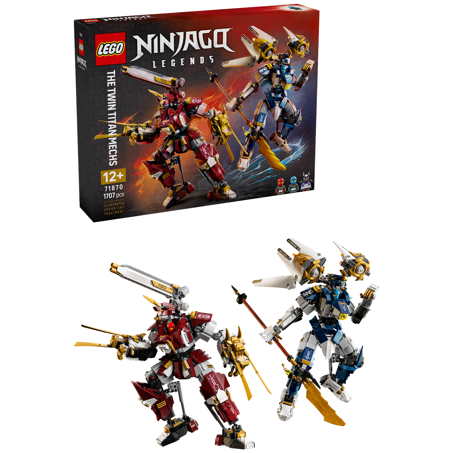 Lego Ninjago 71870 The Twin Titan Mechs Bouwstenen Multicolor