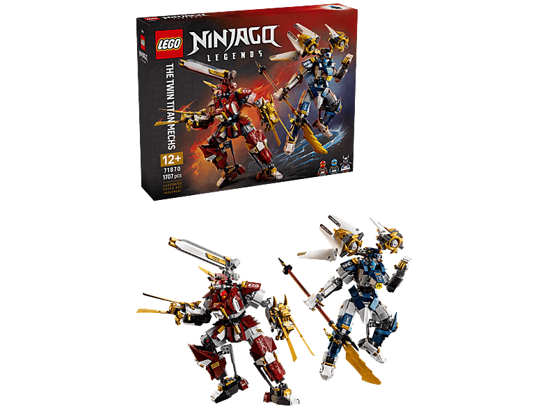 Lego Ninjago 71870 The Twin Titan Mechs Bouwstenen Multicolor