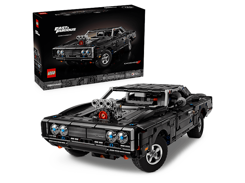 Lego Technic 42231 Fast And Furious Dodge Charger R/t Car Bouwstenen Multicolor