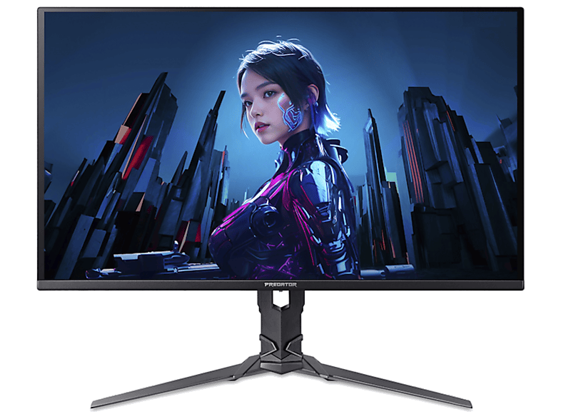 Monitor gaming - Acer Predator X32X5BMIIPHUZX, 32 " UHD 4K, 240 Hz, 0.01 ms, QD-OLED, USB-C, FreeSync Premium Pro, Altura ajustable, Altavoces