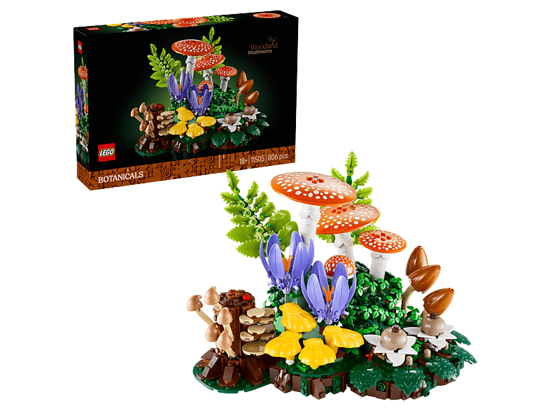 Lego Botanical Collection 11505 Woodland Mushrooms Bouwstenen Multicolor