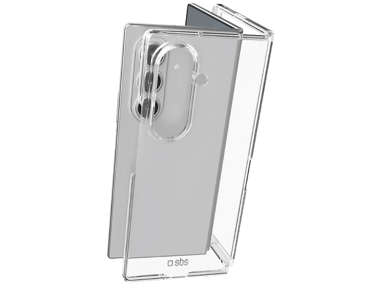 Coque hybride Sbs pour Samsung Galaxy Z Fold 7 Transparent