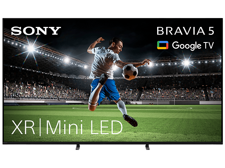 TV LED 65" - Sony Bravia 5, XR Mini LED, 4K HDR, Google Smart TV, Gaming PS5,120Hz, IMAX Enhanced, Dolby Atmos/Vision, Chromecast, AirPlay2, 65XR55