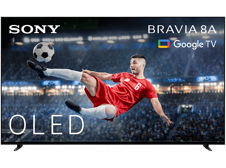 TV OLED 77" - Sony BRAVIA 8A, 4K UHD HDR, Google Smart TV, Gaming PS5, IMAX Enhanced, Dolby Atmos/Vision, Chromecast, Apple Airplay, 120Hz, 77XR8A
