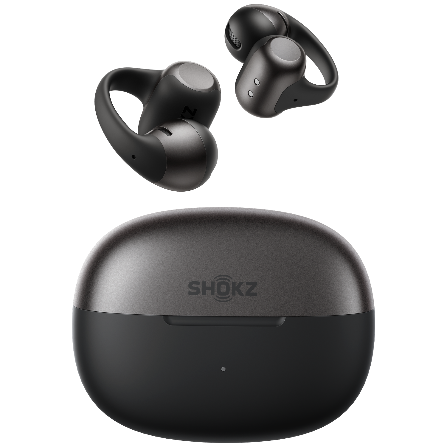 SHOKZ OpenDots 2 Open-Ear Clip Zwart Open-ear Oordopjes Zwart