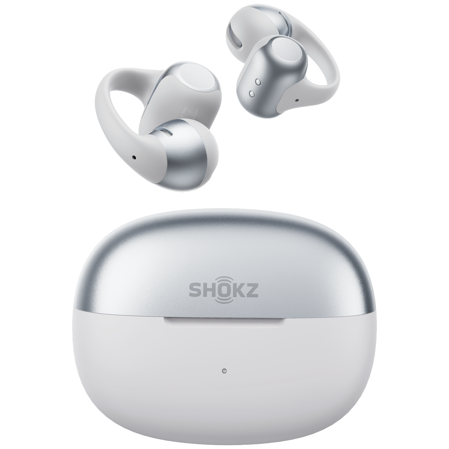 SHOKZ OpenDots 2 Open-Ear Clip Grijs Open-ear Oordopjes Grijs