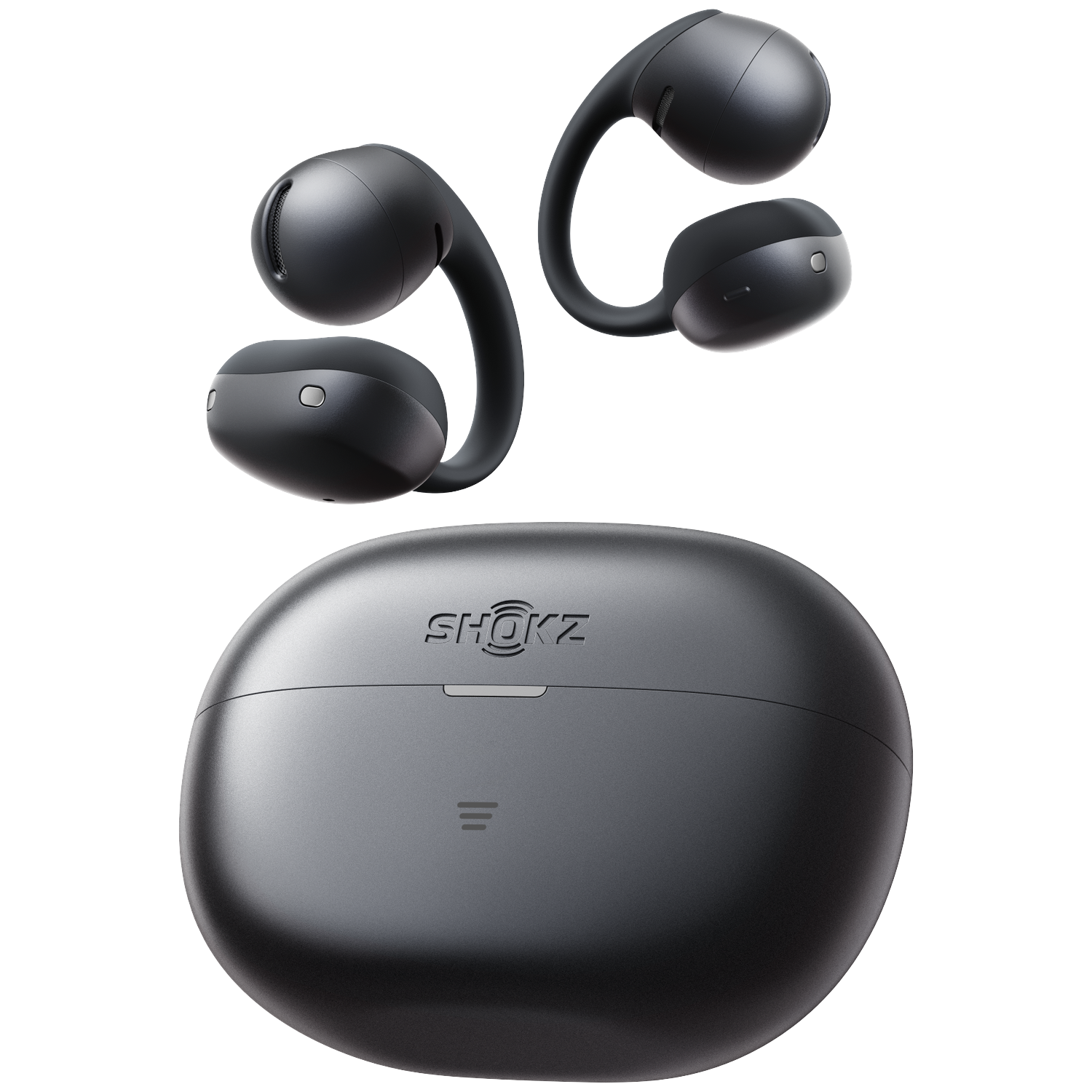 SHOKZ OpenDots Air Open-Ear Clip Zwart Open-ear Oordopjes Zwart