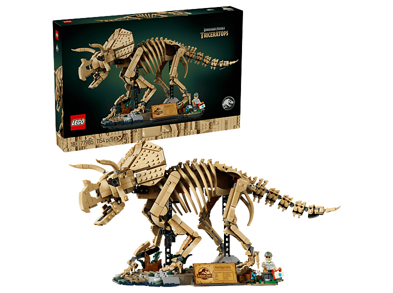 Lego Jurassic World 77985 Dinosaurusfossielen: Triceratops Bouwstenen Meerkleurig