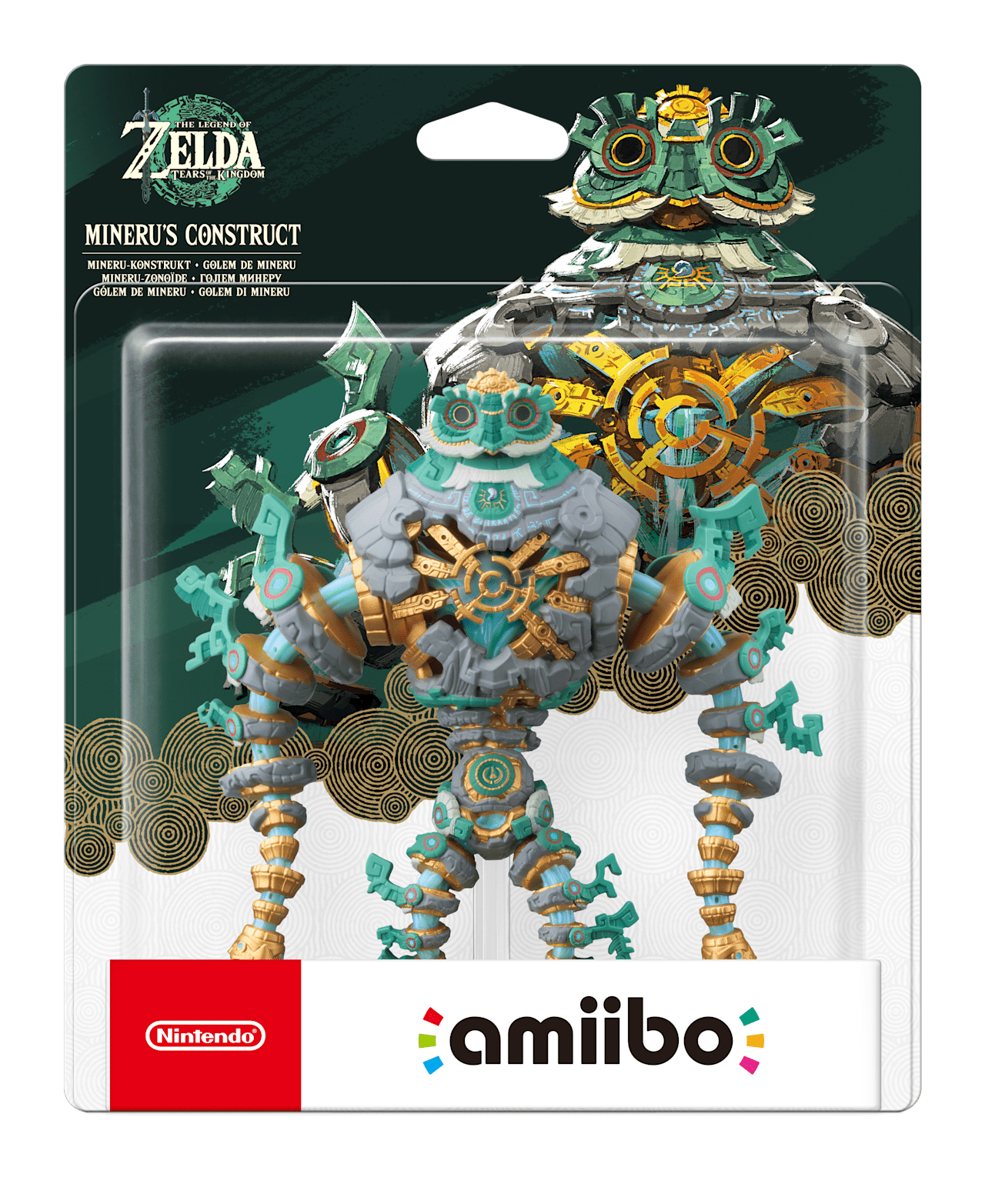 Minerus Konstrukt-Figur von Zelda: Tears of the Kingdom in der OVP.