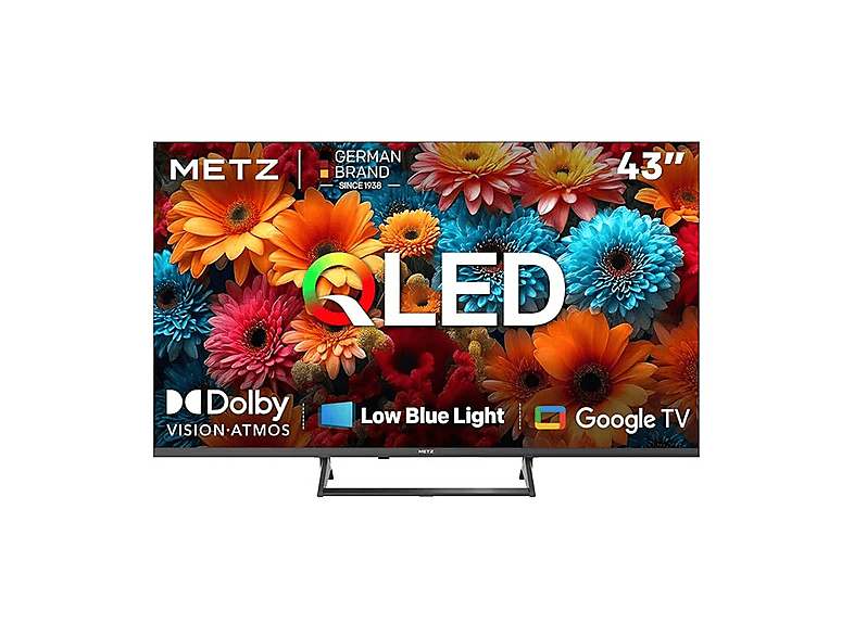 METZ 43MQF7500Z, Smart TV 50" QLED 4K UHD, Google TV, HDR10+, Eye Care 5.0