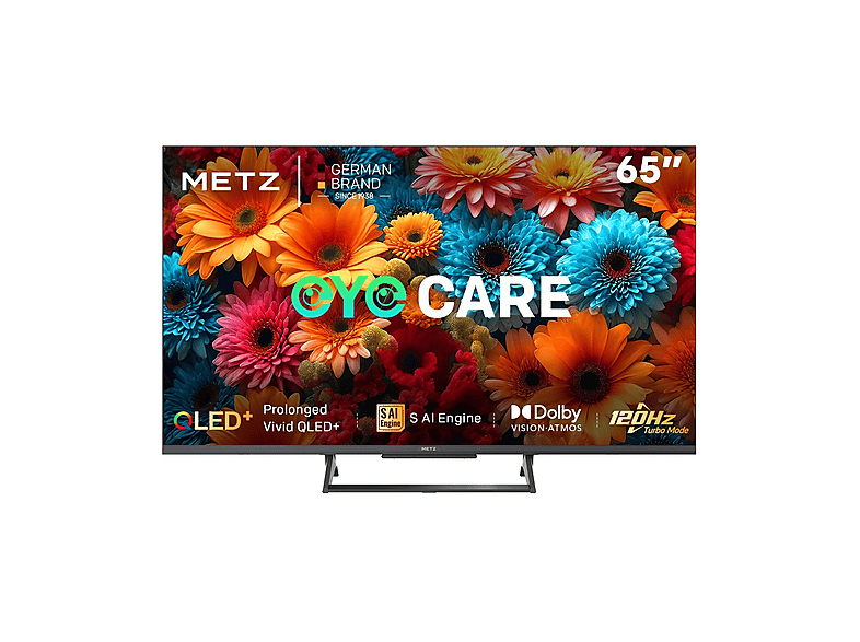 METZ 65MQF7500Z, Smart TV 65" QLED 4K UHD, Google TV, HDR10+, Eye Care 5.0