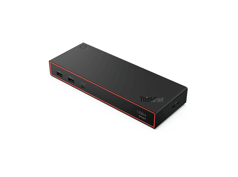 Docking Station - Lenovo ThinkPad USB4 Smart Dock 5500, 4x USB-A 3.2 , 2x USB-C Gen 2, HDMI, Ethernet, 100W salida, Negro