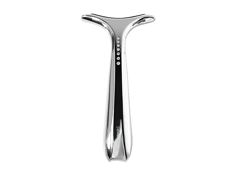 Masajeador - Natcare Mica, Para cuello y escote, Activa el drenaje linfático, Plata